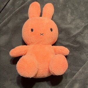 Miffy Bunny Rabbit Character  orange 
 Plush Plushie 15 inches tall ,used